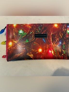 KENT STETSON Holiday Lights Printed Wallet - Multicolor. Read description